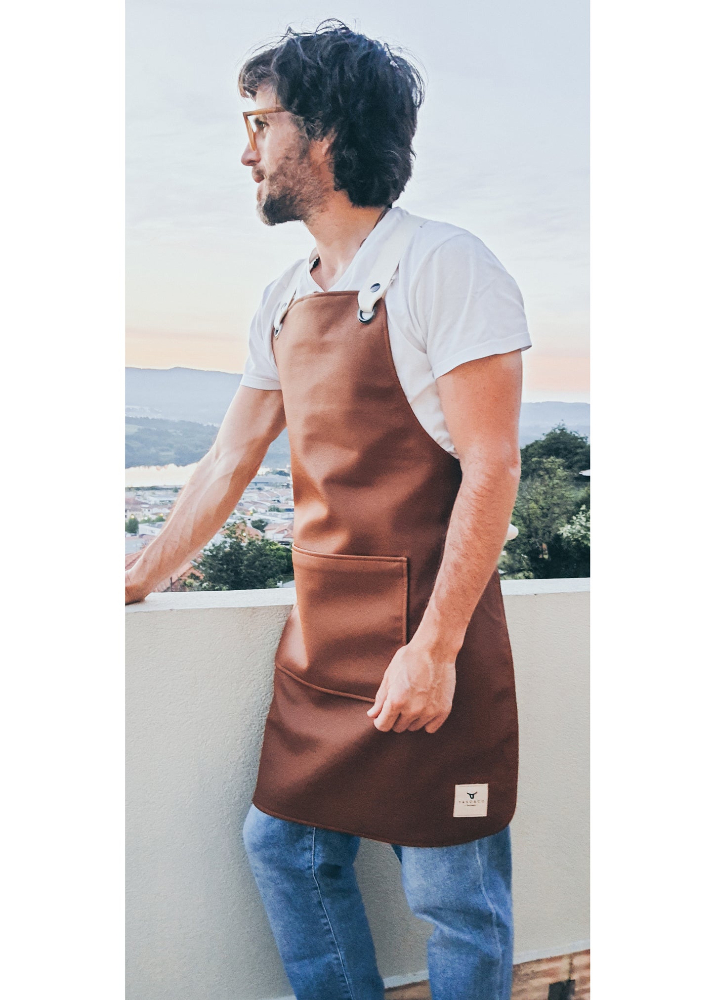 Avental Yako&Co - Vegan Series, Hazelnut Brown
