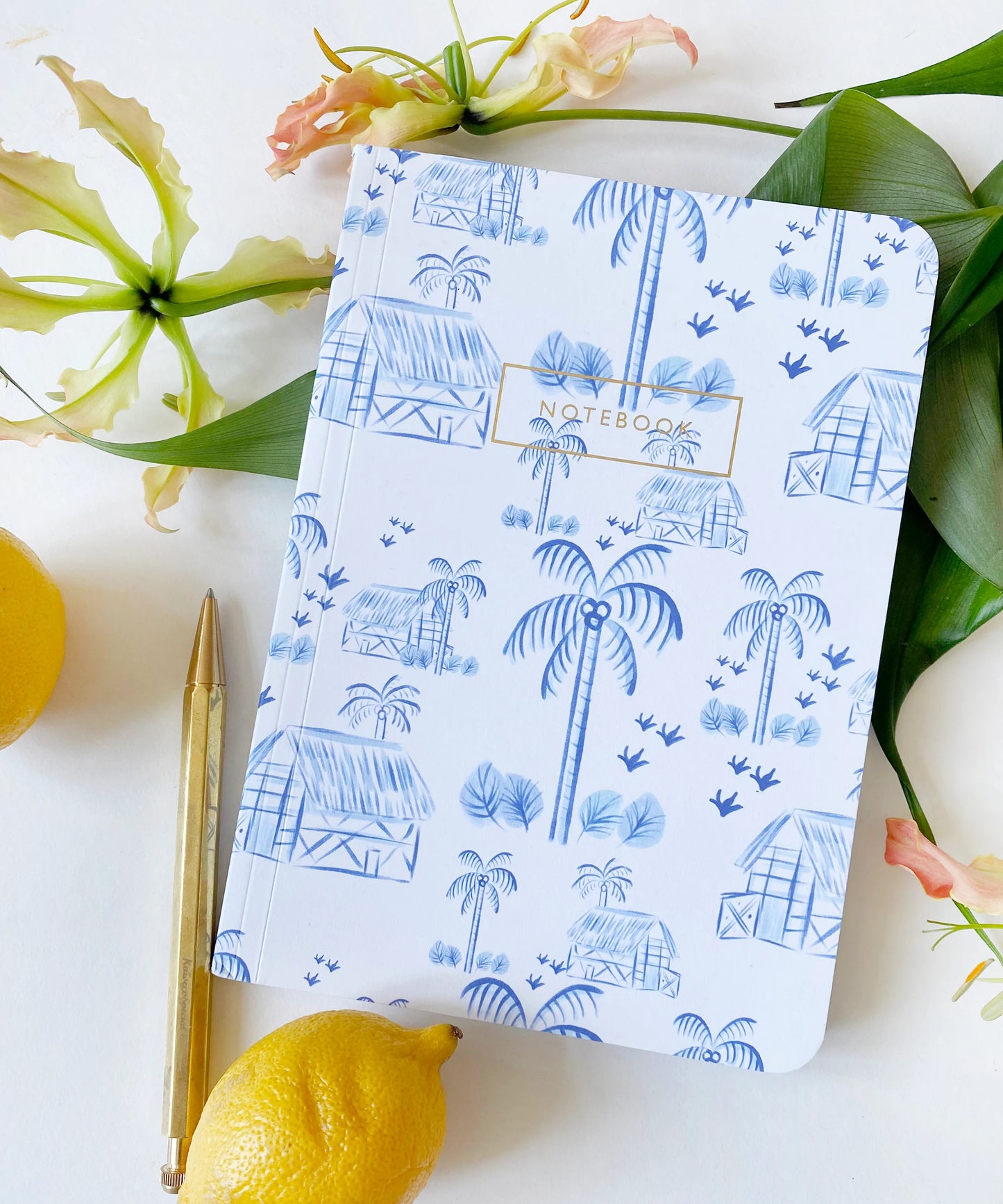 Caderno Notebook Bullet Journal Maui Blue