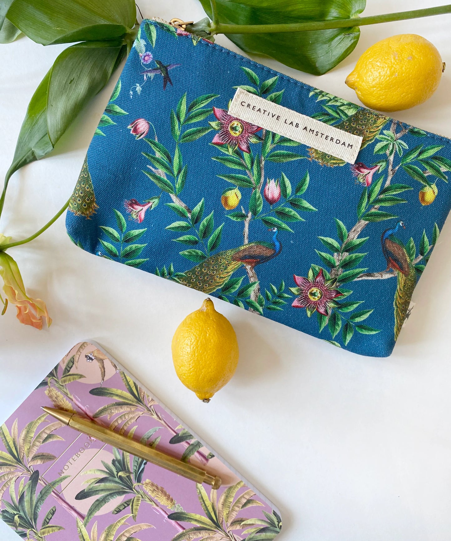 Bolsa ou Estojo - Pouche Flat Passion Peacock
