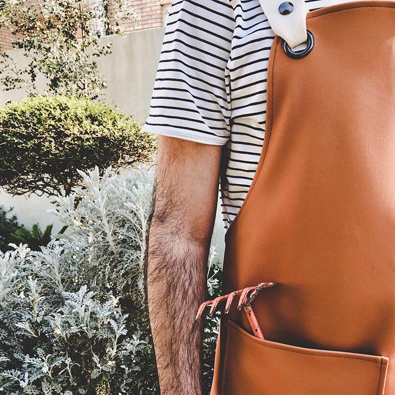 Avental Yako&Co - Vegan Series Jardinagem, Terracota