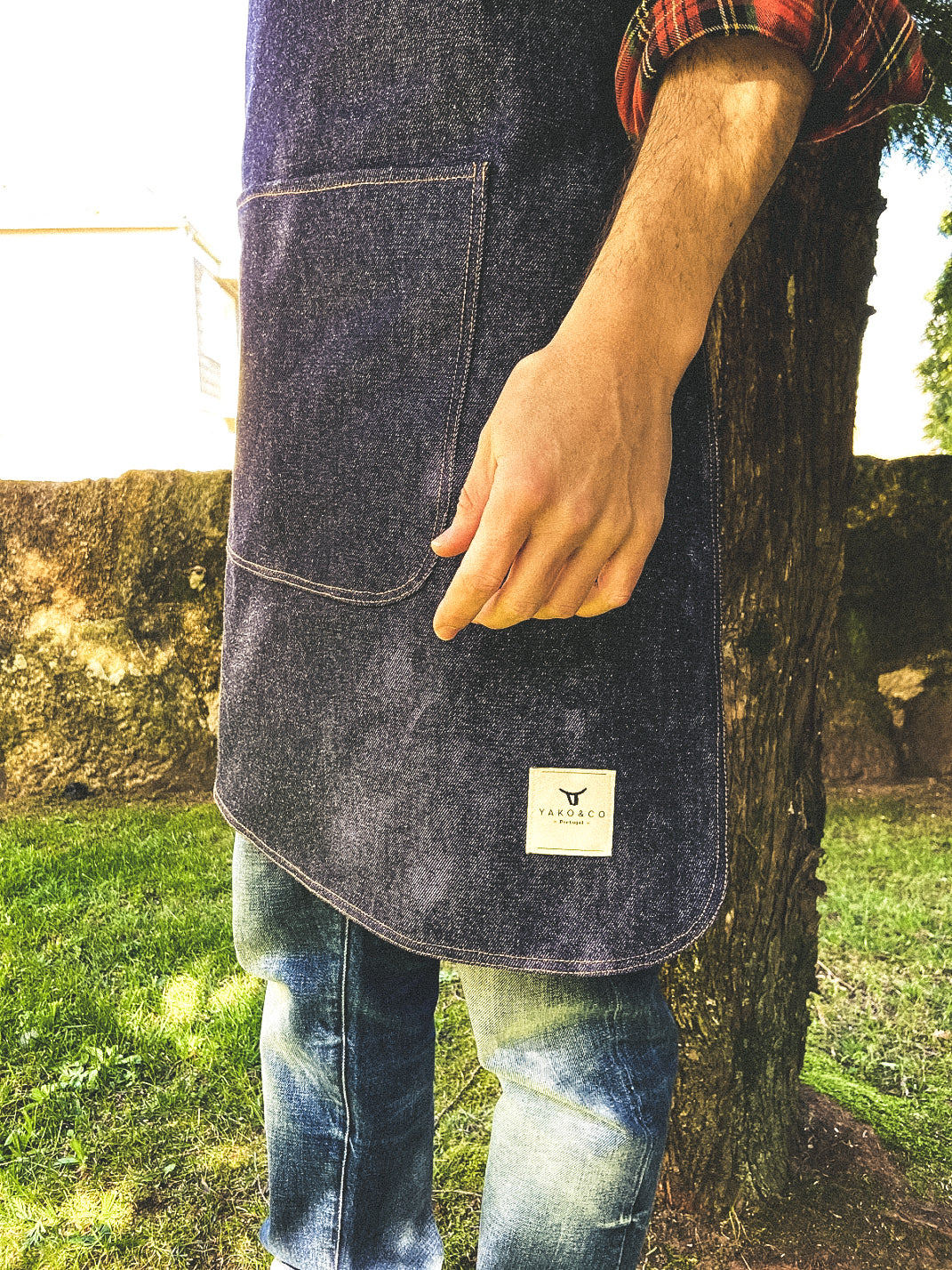 NOVO Avental Denim Yako&Co