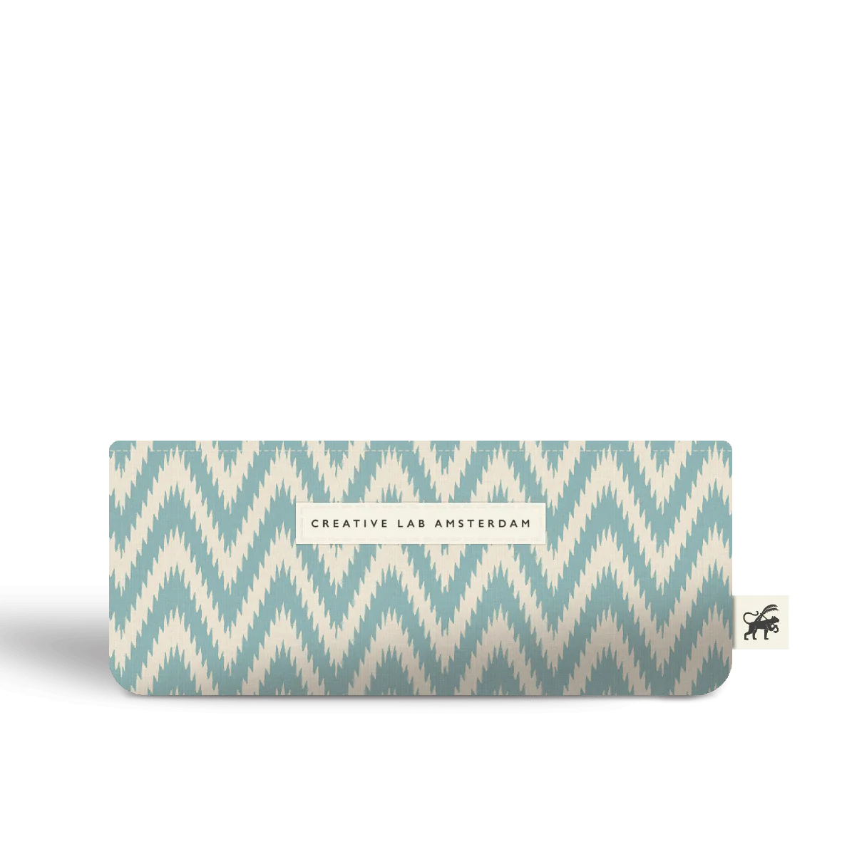 Bolsa ou Estojo - Pouche Triangle Ikat Blue