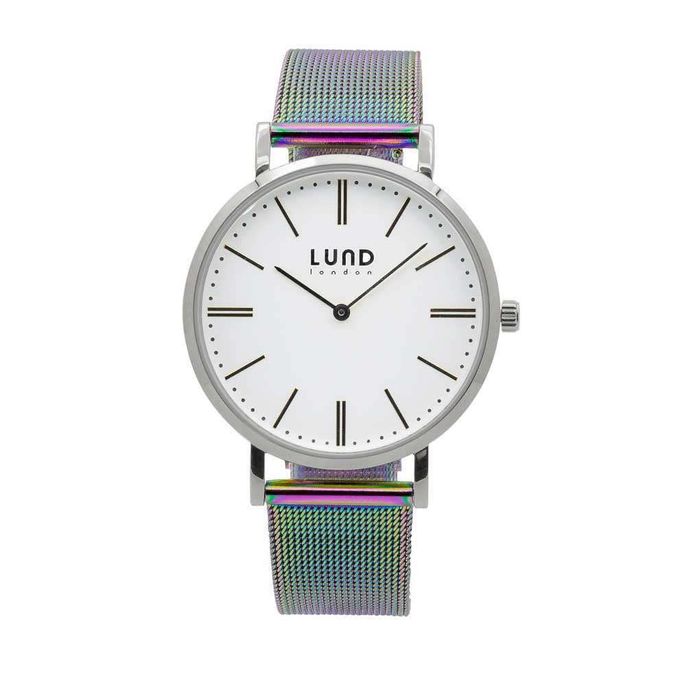 Relógio de Pulso Metal Oil Slick, 39mm