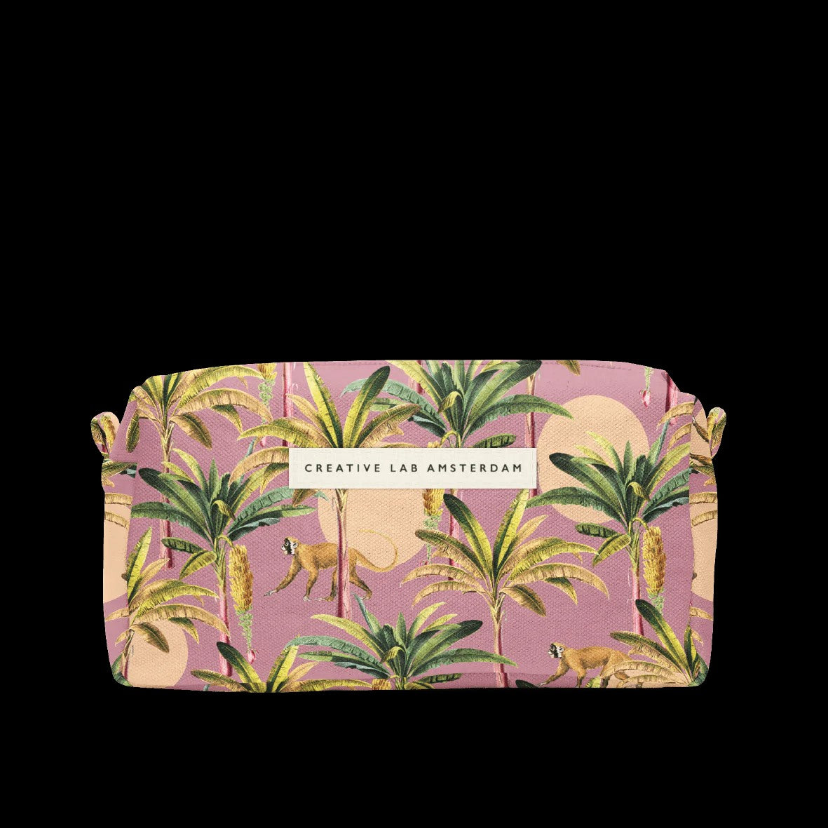 Bolsa ou Estojo - Pouche Square Purple Bananas