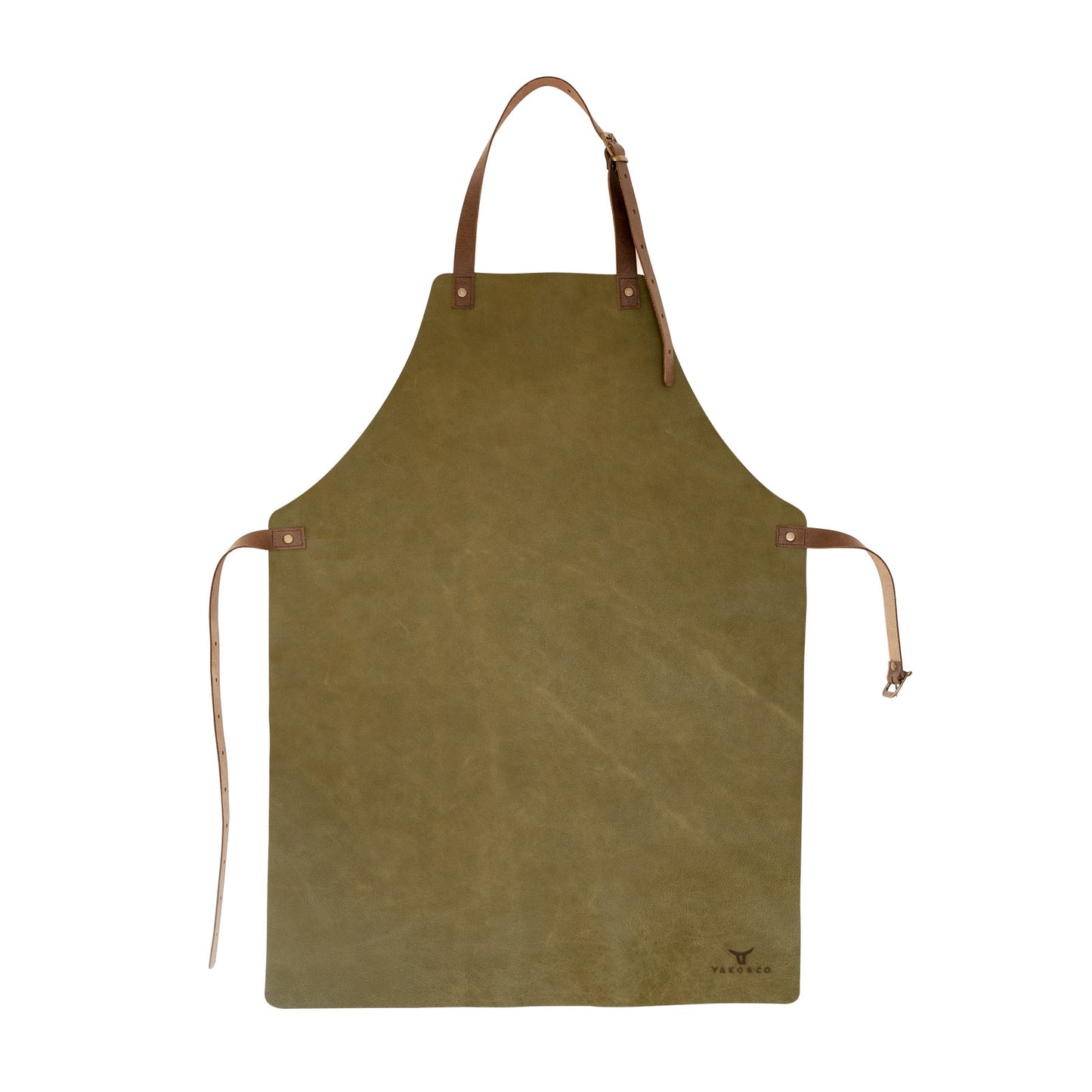 Avental em Pele Yako&Co - Soft Series Olive