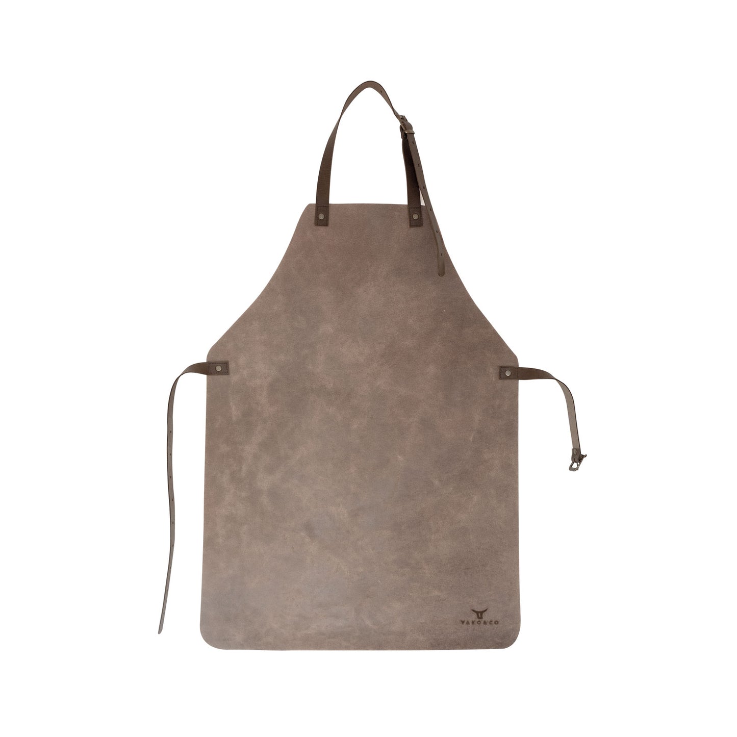 Avental em Pele Yako&Co - Rugged Series - Mountain Brown
