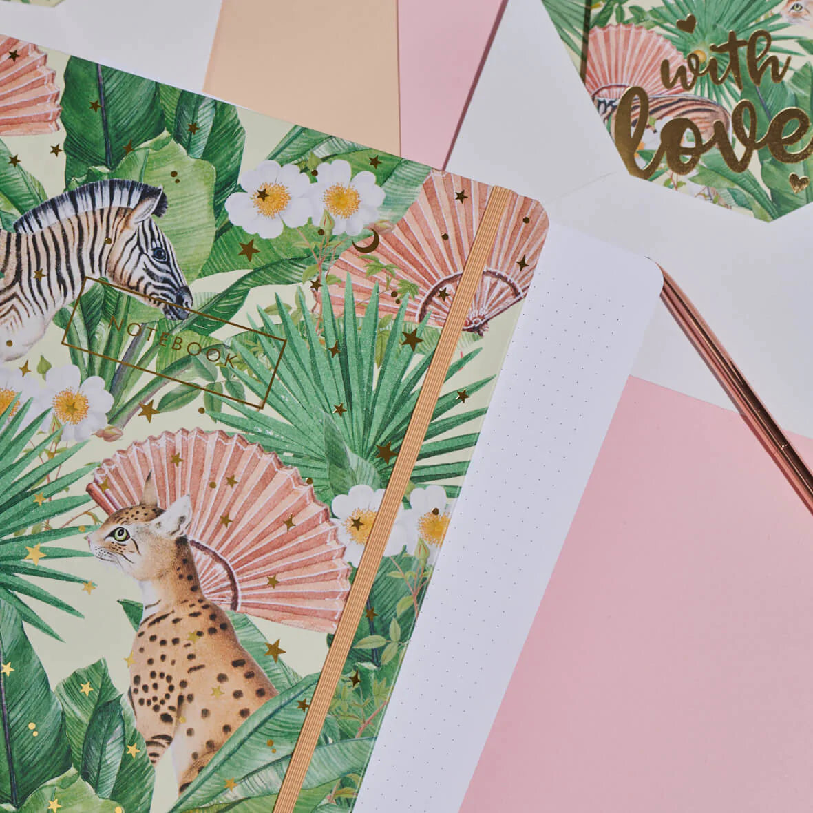 Caderno Notebook A4 Argolas Flower Garden
