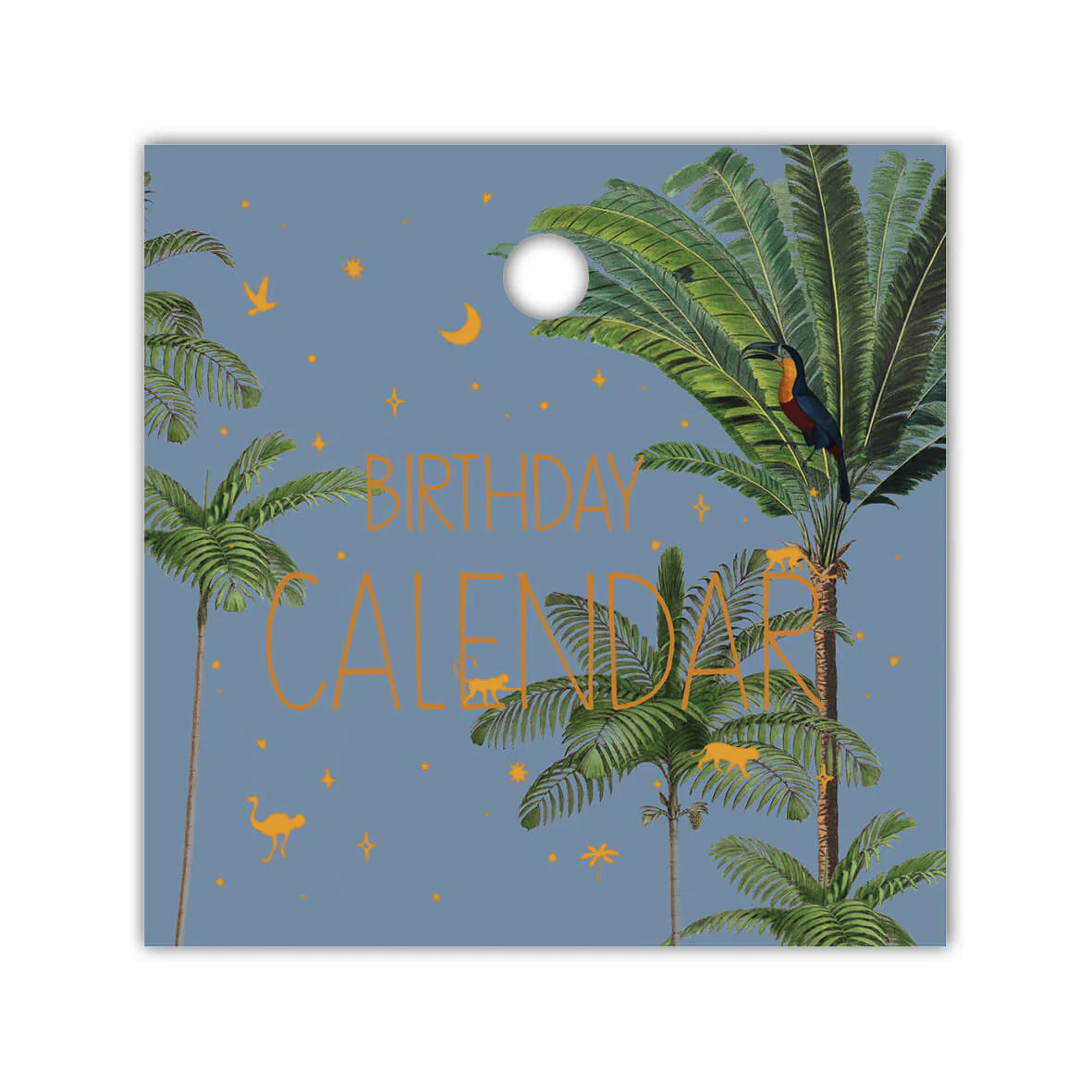 Birthday Callendar Gold- Calendário de Aniversários Gold