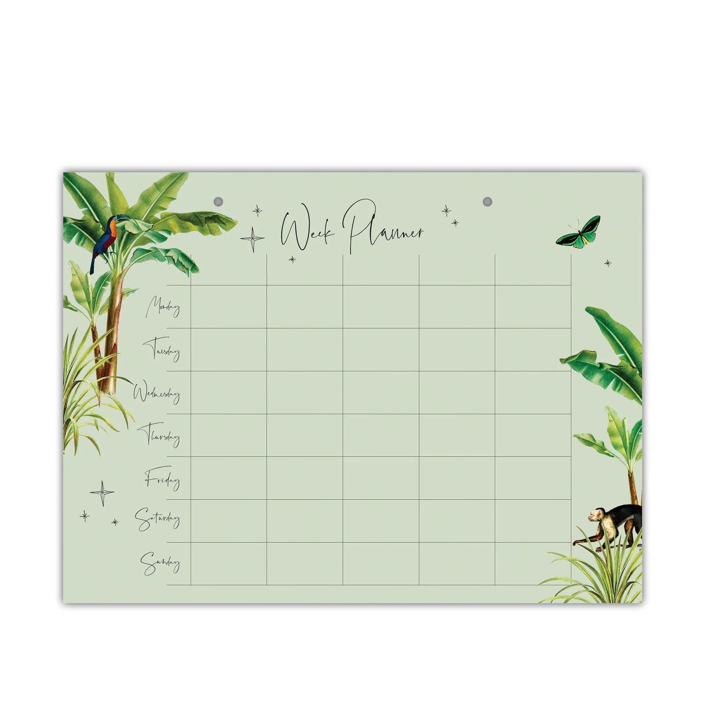 Weekplanner - Agenda Semanal de Secretária Mighty Jungle