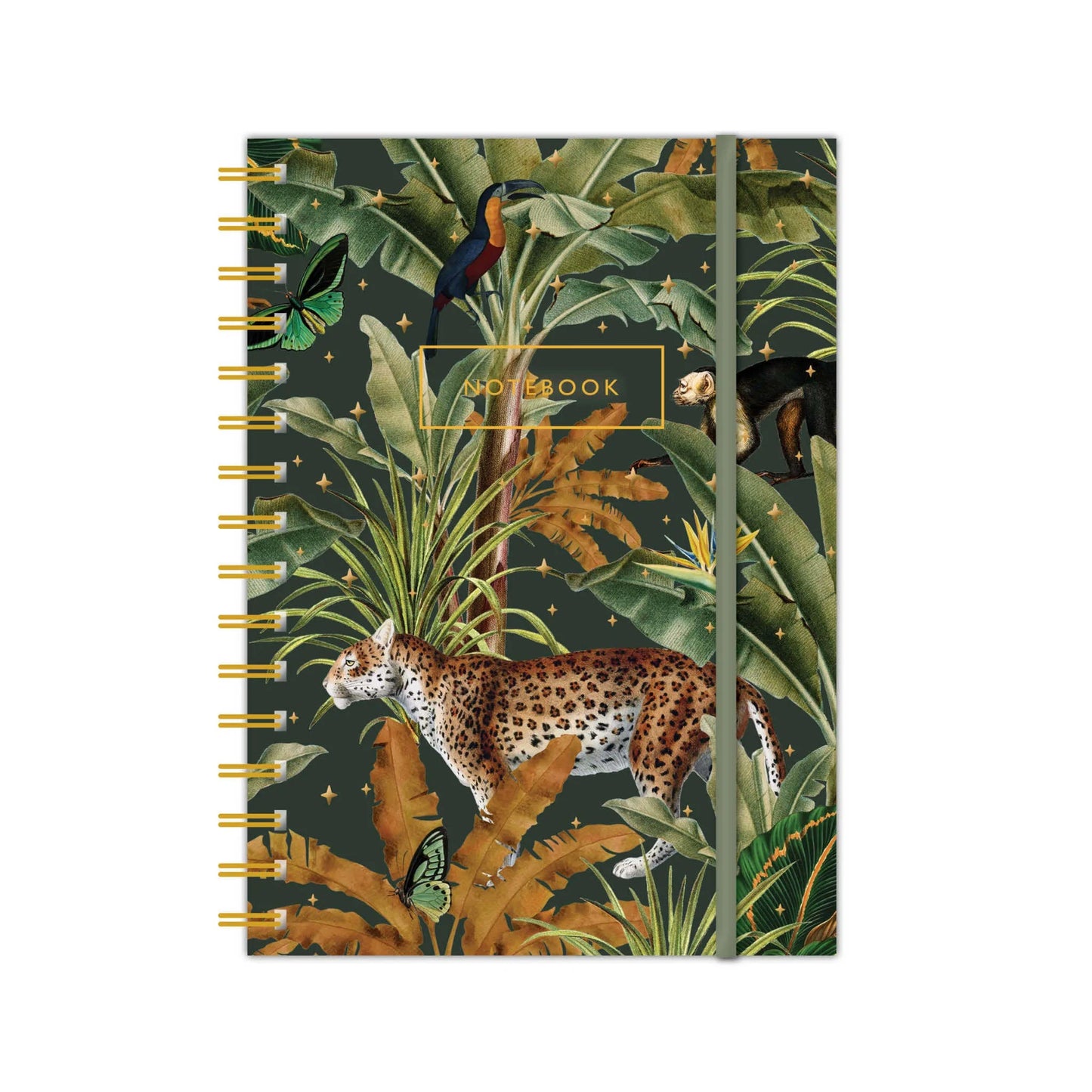 Caderno Notebook A6 Argolas Mighty Jungle