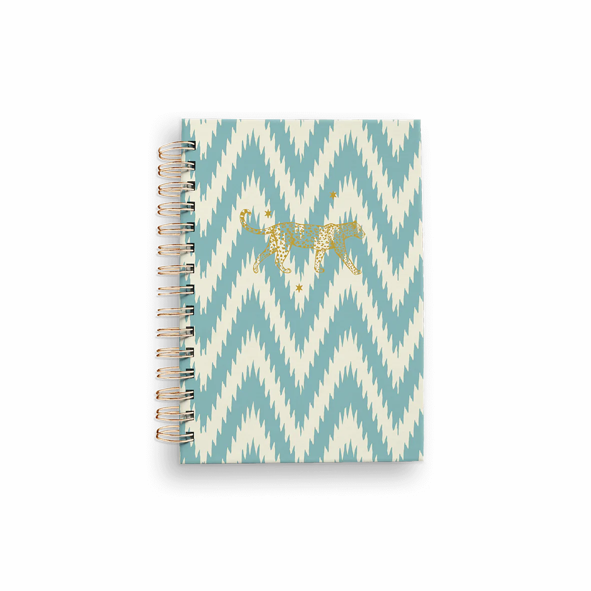 Caderno Notebook A6 Argolas Ikat Blue