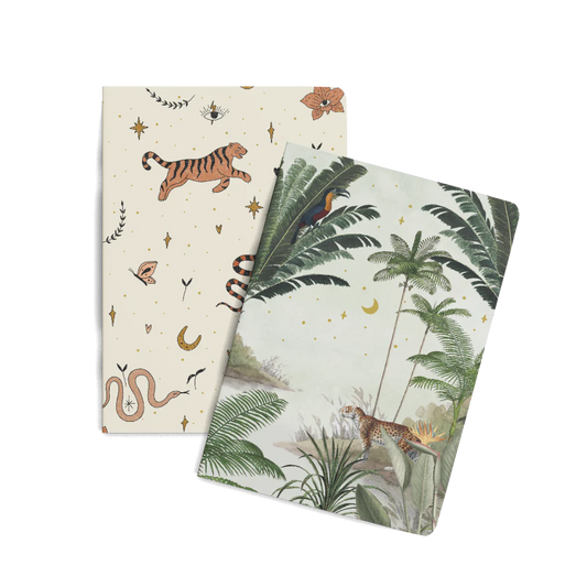 Conjunto 2x Notebook A4 Magical Elixer & Rainforest